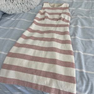 Women’s J.Crew 00 red/white striped dress